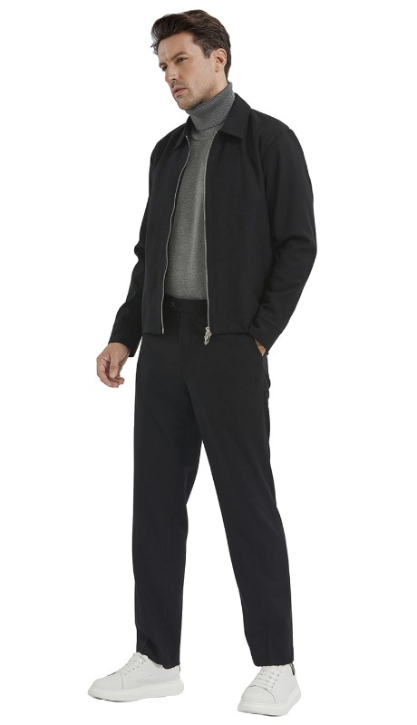 Tazzio M359SK-03-BLACK Mens Sports Suit