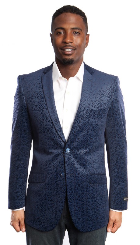 Empire Mens Sports Coat MJ177S-D1-NAVY BLUE