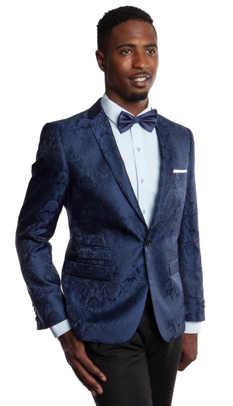 Empire Mens Sports Coat MJ181S-NAVY-BLUE