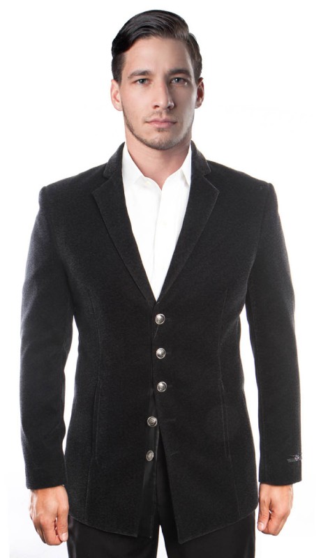Empire Mens Sports Coat MJ195S-BLACK