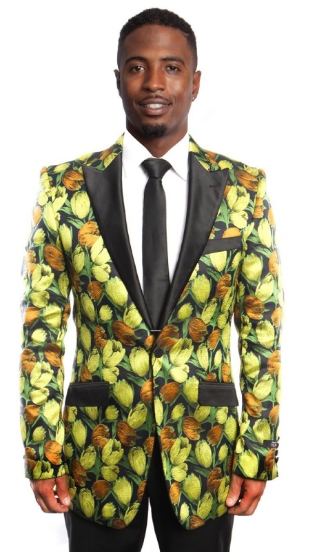 Empire Mens Sports Coat MJ212-GRN