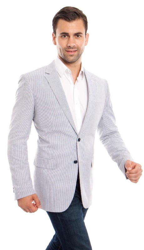 Empire Mens Sports Coat MJ214H-GRY