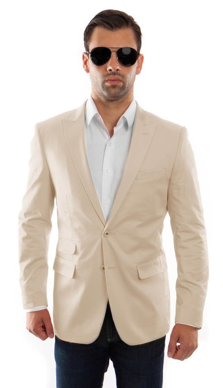 Empire Mens Sports Coat MJ217S-TAN