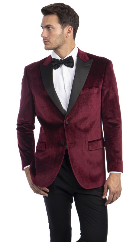 Tazzio Mens Sports Coat MJ301S-03 -BUR