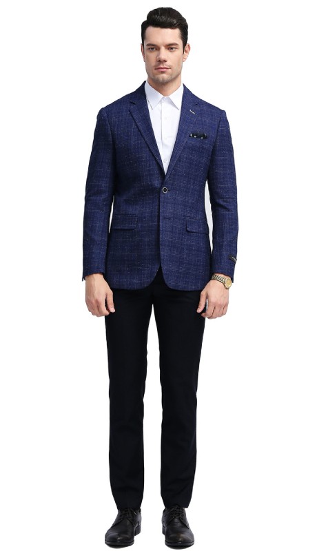 Empire Mens Sports Coat MJ307S-02-BLUE