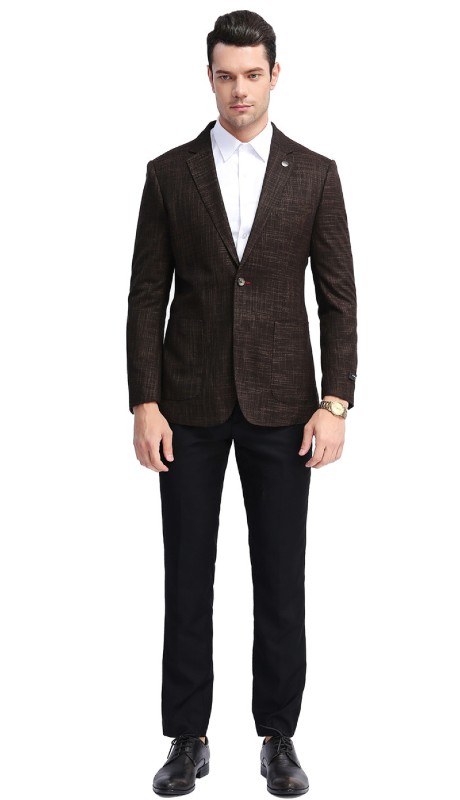 Empire Mens Sports Coat MJ308S-01-Brwon
