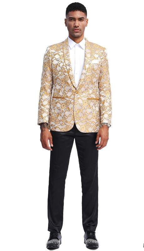 Empire Mens Sports Coat MJ335S-02-GOLD