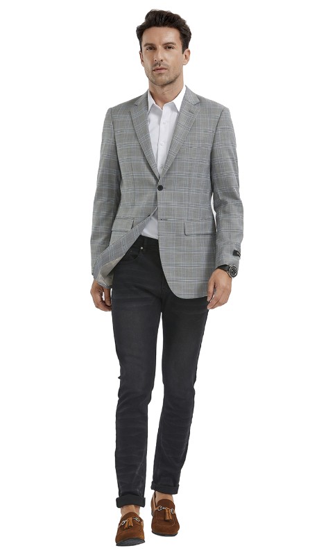 Empire Mens Sports Coat MJ354S-01-SILVER