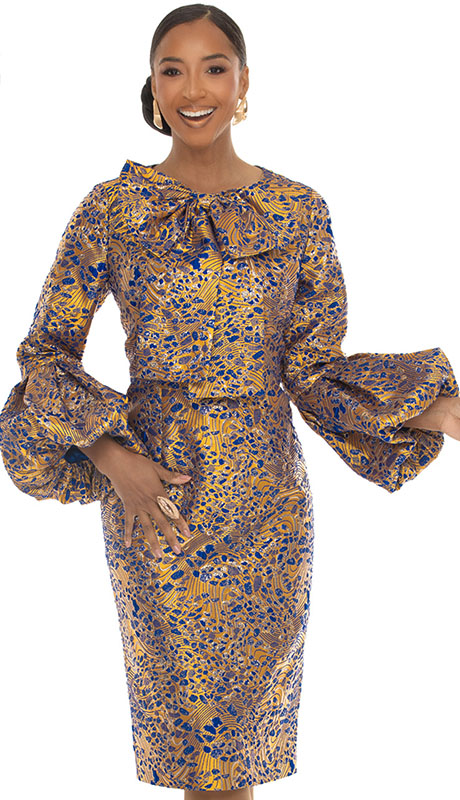 Lisa Rene 3399-GWC Ladies Church Dress