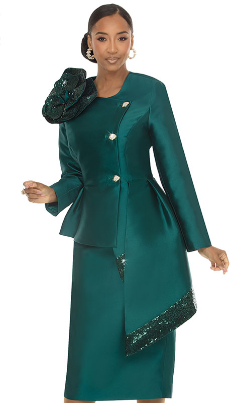 Lisa Rene 66972-HTG Ladies Church Suit