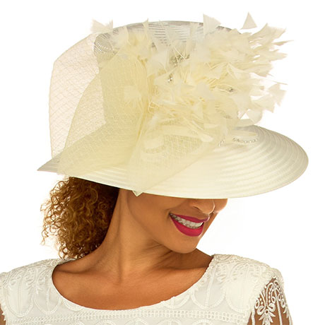 Giovanna HR22155-OFW Church Hat