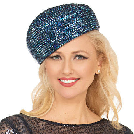 Giovanna HM1012-NVY Church Hat