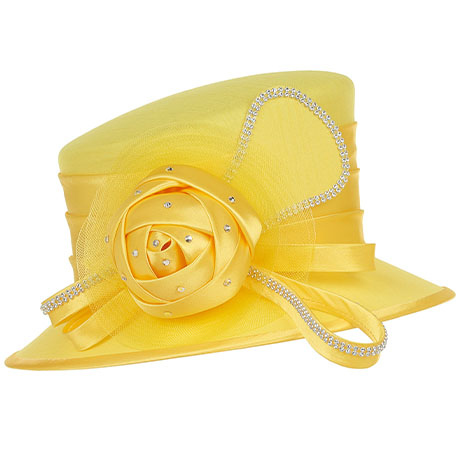 Giovanna HM974-YLW Church Hat