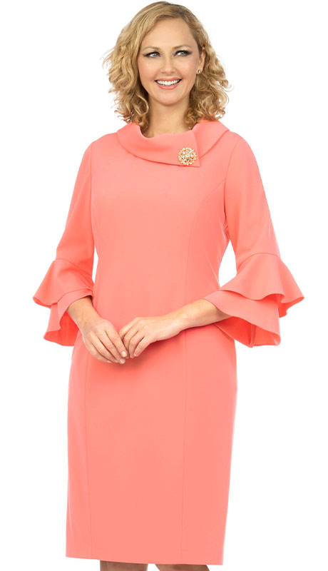 Giovanna D1518-PCH Church Dress