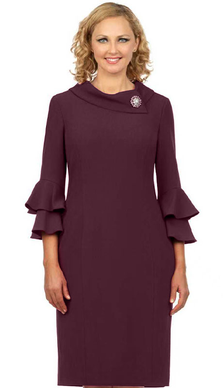 Giovanna D1518-PLM Church Dress