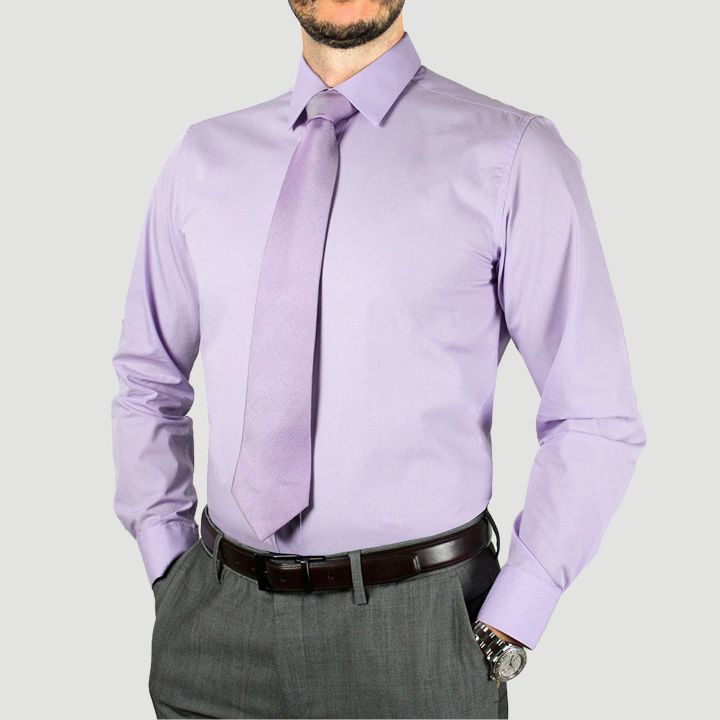 Arturo 100MOD4-6X-LILAC-Mens Shirt
