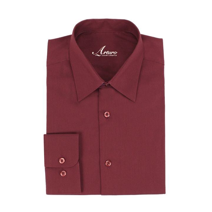 Arturo 100MODERN-BUR-Mens Shirt