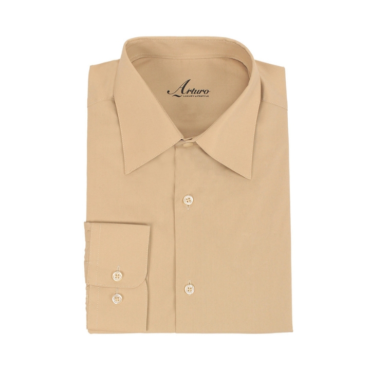 Arturo 100MODERN-TAN-Mens Shirt