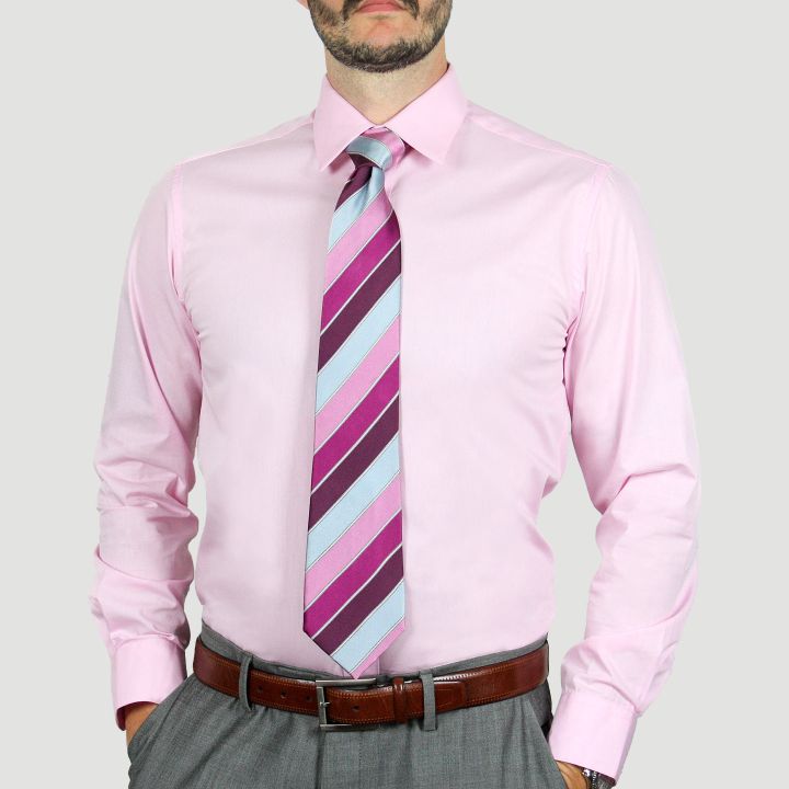 Arturo 100MODERN-PINK-Mens Shirt