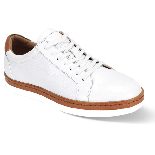 Giovanni Leather Dress Shoes-PORTER-WHT