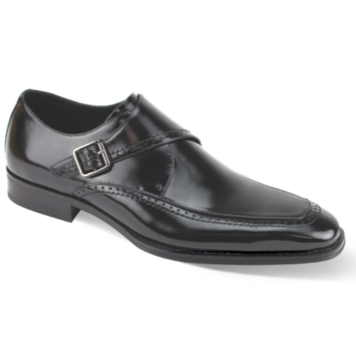 Giovanni Leather Dress Shoes-AMATO-BLK 14