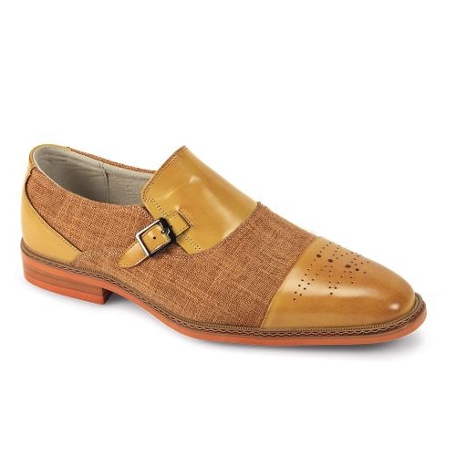 Giovanni Leather Dress Shoes-AVON-SCOTCH-TAN