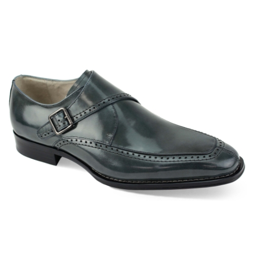 Giovanni Leather Dress Shoes-AMATO-GRY