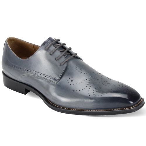 Giovanni Leather Dress Shoes-JOEL-GREY