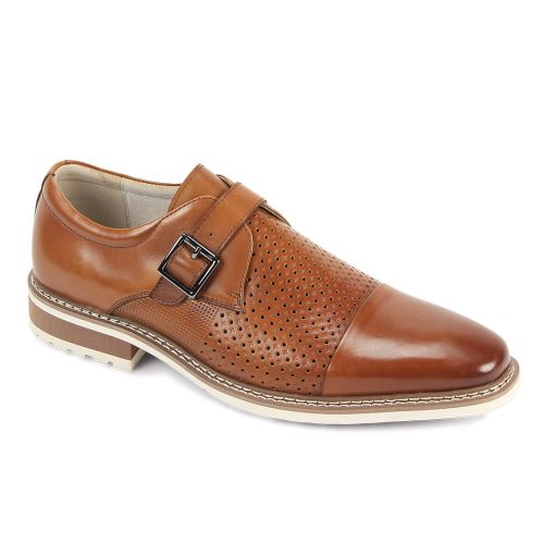 Giovanni Leather Dress Shoes-LES-TAN