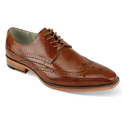 Giovanni Leather Dress Shoes-LINCOLN-TAN-14