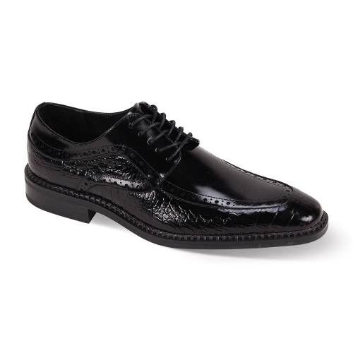 Giovanni Leather Dress Shoes-TERENCE-BLK