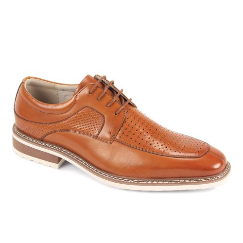 Giovanni Leather Dress Shoes-LENNY-TAN