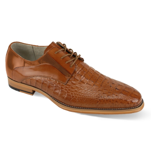 Giovanni Leather Dress Shoes-MASON-TAN