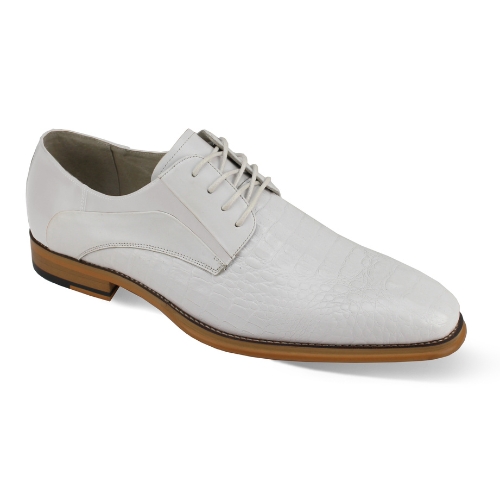 Giovanni Leather Dress Shoes-MASON-WHT