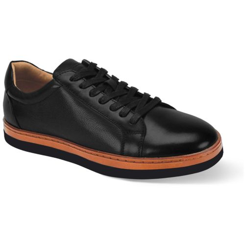 Giovanni Leather Dress Shoes-PORTER-BLACK