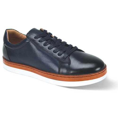Giovanni Leather Dress Shoes-PORTER-NAVY