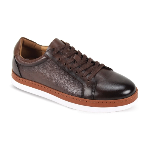 Giovanni Leather Dress Shoes-PORTER-BROWN