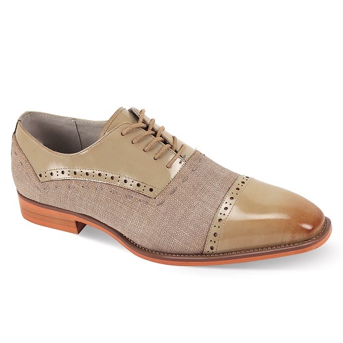 Giovanni Leather Dress Shoes-REED-NAT
