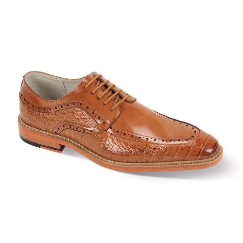 Giovanni Leather Dress Shoes-TERENCE-TAN