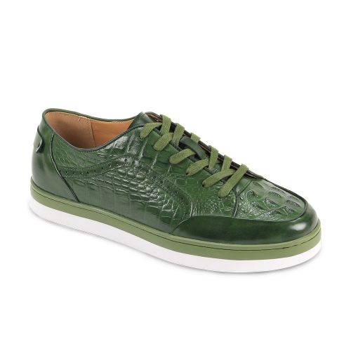 Giovanni Leather Dress Shoes-TIMO-GREEN