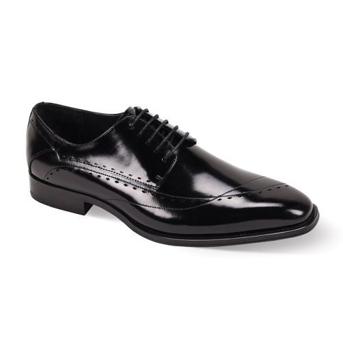 Giovanni Leather Dress Shoes-TRISTON-BLK