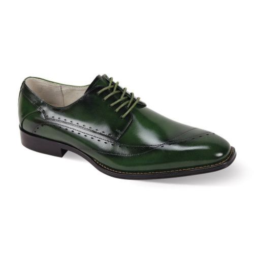 Giovanni Leather Dress Shoes-TRISTON-GRN