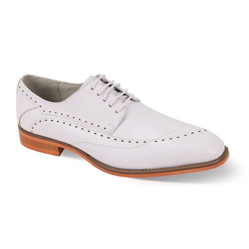 Giovanni Leather Dress Shoes-TRISTON-WHT