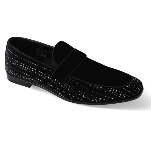 AM Exclusive Mens Shoes VINCENT-BLACK-SILVER