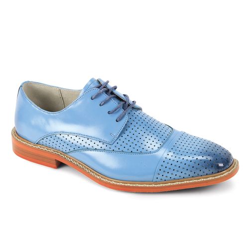 Giovanni Leather Dress Shoes-RIO-BLU-BURG