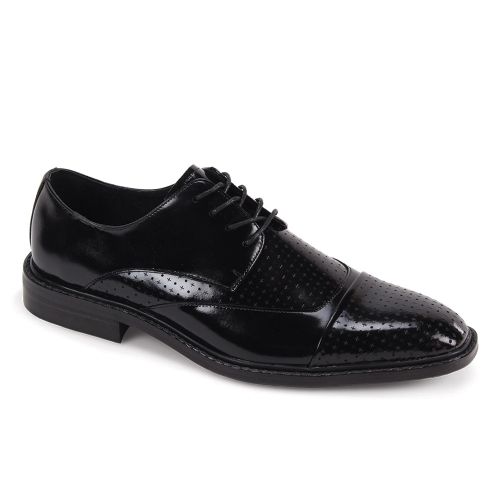 Giovanni Leather Dress Shoes-RIO-BLU-BURG
