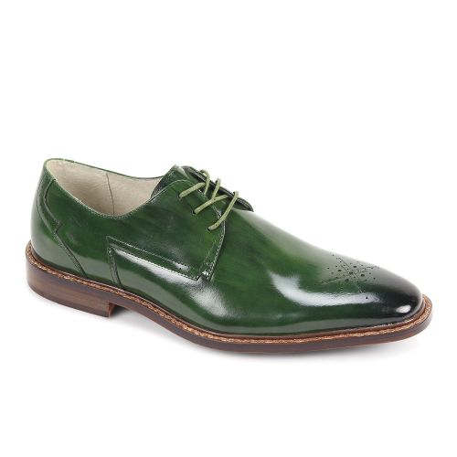 Giovanni Leather Dress Shoes-TOBY-GREEN-14