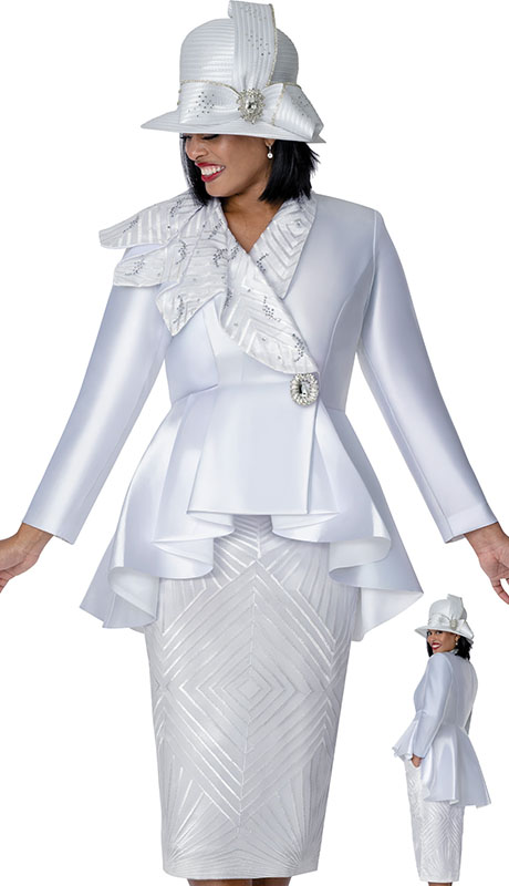 GMI G401702-WHT Ladies Church Suit