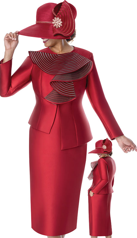 GMI 402092-BRG Ladies Church Suit