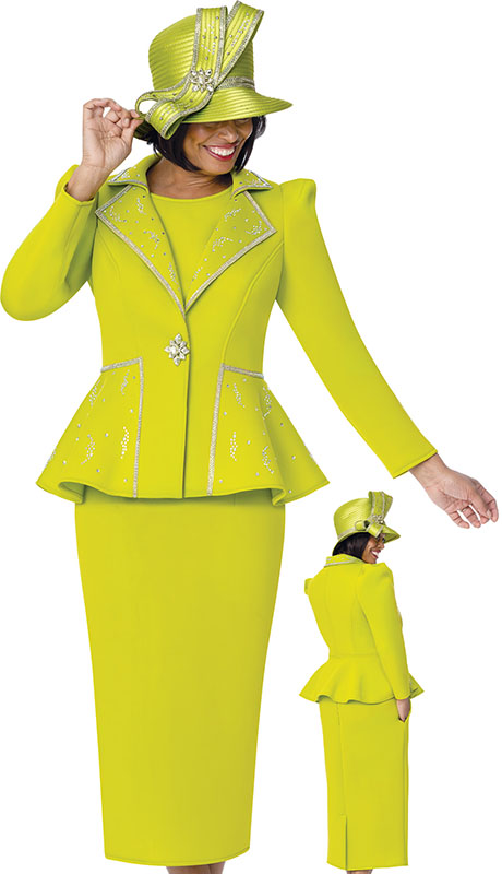 GMI 402003-GRN Ladies Church Suit